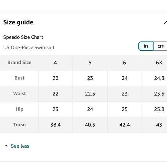 Speedo NWT Size 4 Girls Pink One Piece Swimsuit - Picture 7 of 7